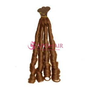 Fumi Curly Light Brown Hand-tied Weft