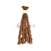 Fumi Curly Light Brown Nano Hand Tied Weft