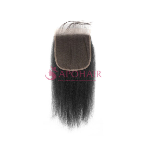 Kinky Straight Black Lace Closure