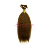 Kinky Straight Dark Brown Nano Hand Tied Weft