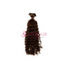 Loose Wavy Dark Brown Nano Hand Tied Weft