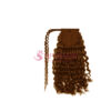 Loose Wavy Dark Brown Wrap Drawstring Ponytail