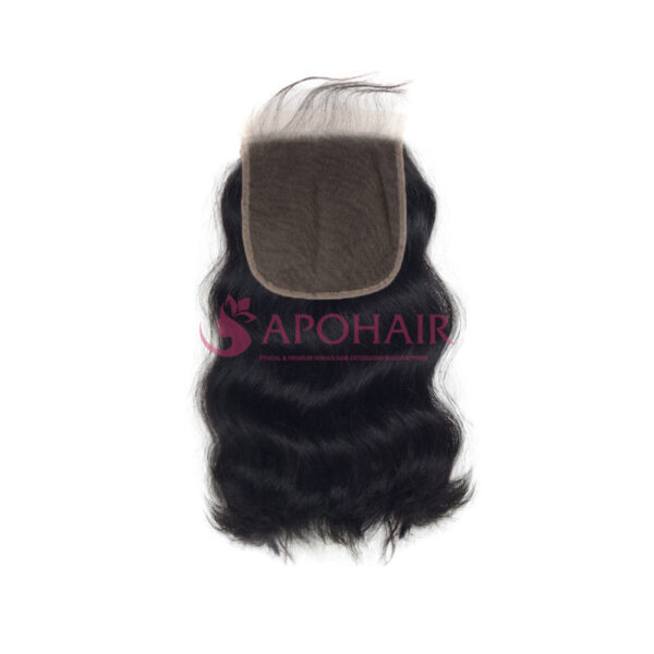 Black Natural Wavy Lace Closure