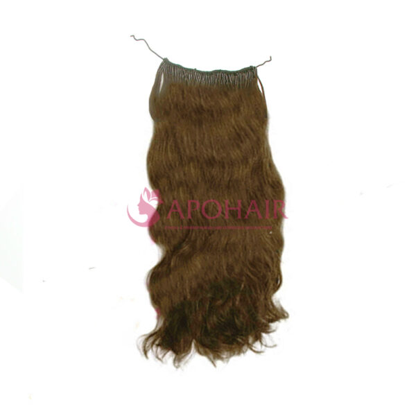 Dark Brown Natural Wavy Micro Ring