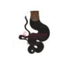 Water Body Wavy Black Wrap Ponytail