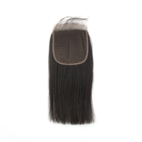 Black Yaki Straight Lace Closure