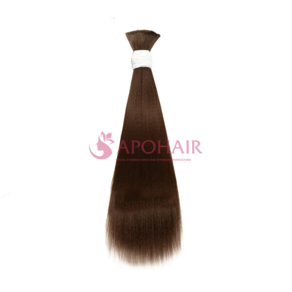 Yaki Straight Dark Brown Bulk