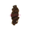 Dark Brown Natural Wavy Machine Weft