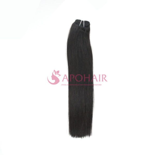 Black Yaki Straight Machine Weft