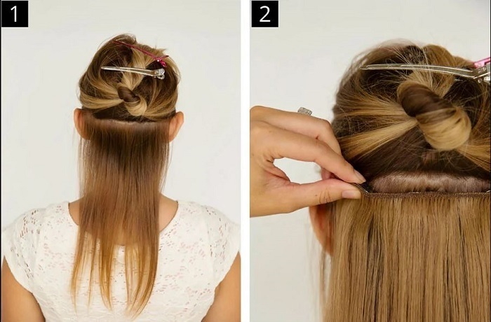 Installation guide: How to use clip in hair extensions in 7 steps 6 how to use clip in hair extensions